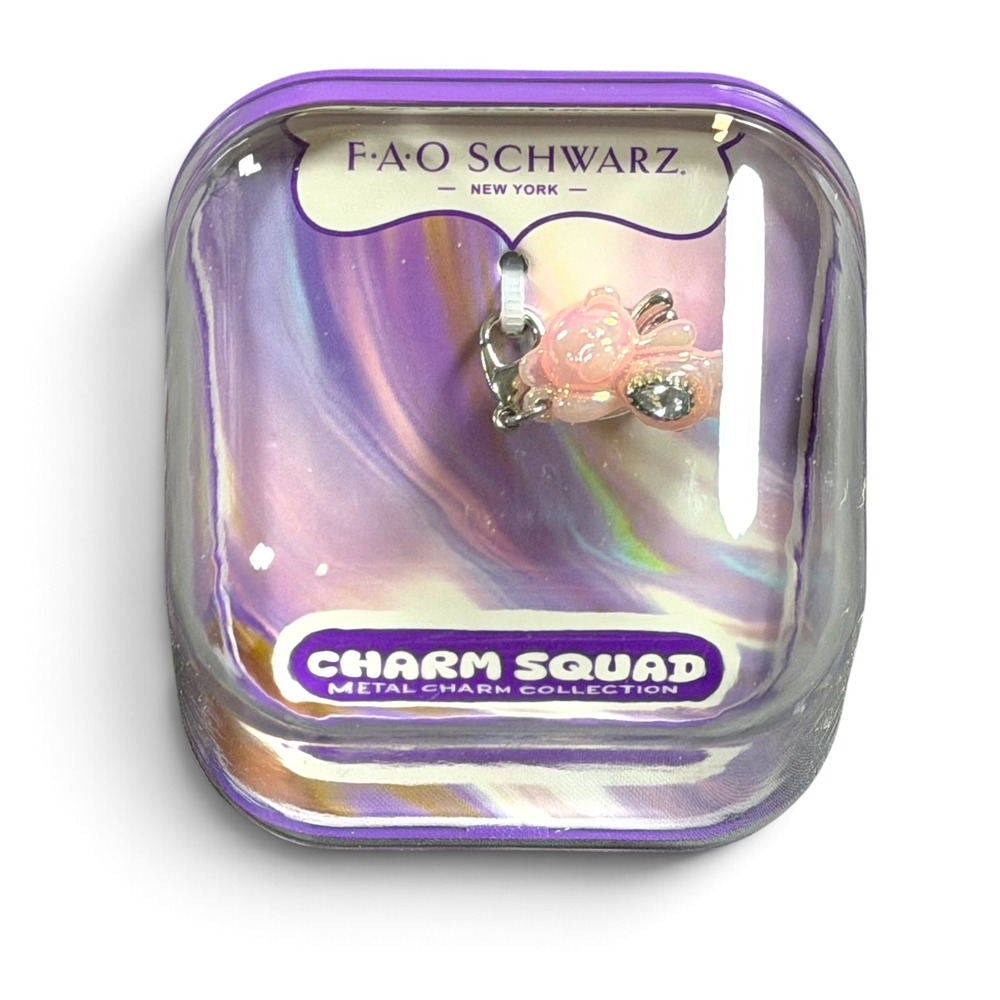 FAO Schwarz Charm Squad Pink Bear Charm Collection Brand New